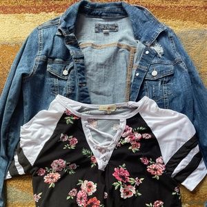 All 6 tops are size large